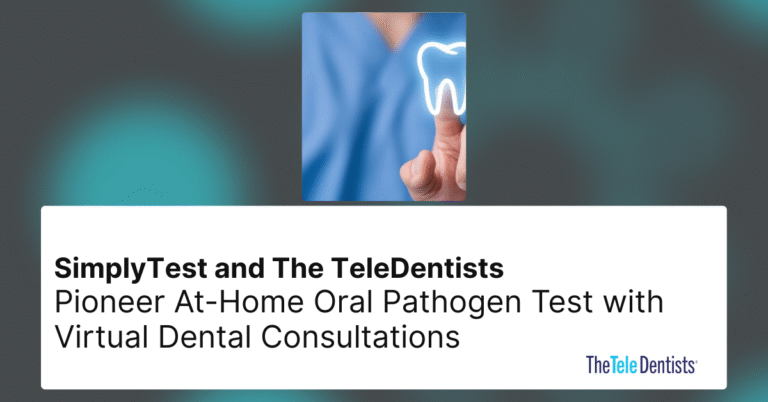 SimplyTest Partnership with TeleDentists Press Release Banner
